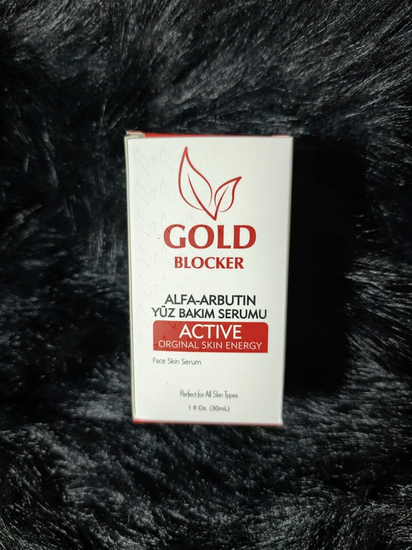 Gold Blocker Alfa Arbutin Yüz Bakım Serumu